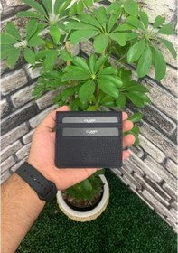 Resim Guard Lacivert Patlı Tasarım Deri Kartlık Siayh 