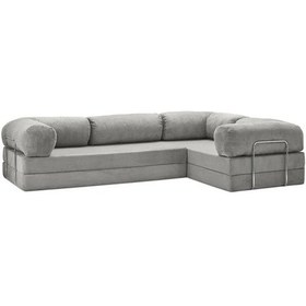 Resim Legom Modüler Koltuk Takımı L Koltuk Sünger Yatak Kanepe Gri 