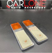 Resim carlone Cadillac Turuncu Beyaz Çift Renk Direk Lambası Gazetelik Neon Led 12V 