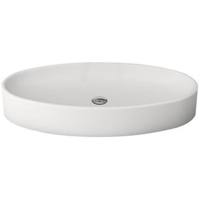 Resim Bocchi Vessel Elips Çanak Lavabo 85 CM Mat Beyaz 1014-002-0125 