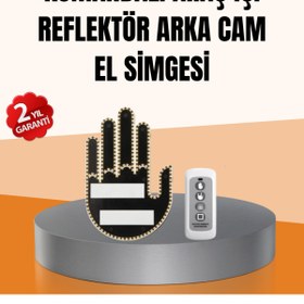 Resim pazarella 2025 Yeni Seri LED El Şekilli Park Uyarı ve Güvenlik Cihazı Orijinal 