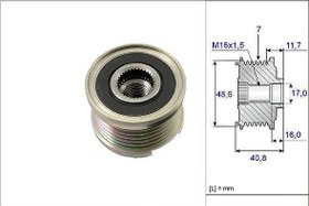 Resim ALTERNATOR KASNAGI MEGANE II 2.0/1.9DCI VALEO 588027 Valeo