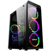 Resim Zeiron NPX35 i5-10400F 8 GB 1 TB HDD+256 GB M.2 SSD GTX1650 Free Dos Masaüstü Oyuncu Bilgisayarı 