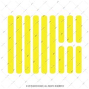 Resim Bcy9 Reflektif Sarı Serit Seti 12 Parca 