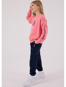 Resim U.S. Polo Assn. U.s. Polo Assn Kız Çocuk Pembe Eşofman Takımı 5274-48835 Pembe 