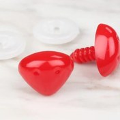 Resim Loren Crafts 15 Mm Kırmızı 10 Adet Amigurumi Burun 