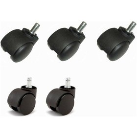 Resim Depolife Kromaj Yönetici Ofis Çalışma Koltuğu İçin Kromaj Yıldız Ayak Teke 