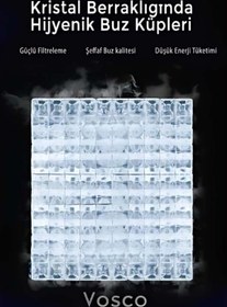 Resim vosco Buz Makinesi 100 Kg/Gün Gurme 