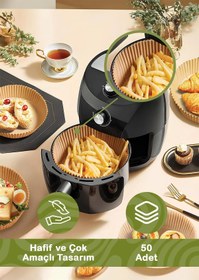Resim AIRFRYER PİŞİRME KAĞIDI - Kare 
