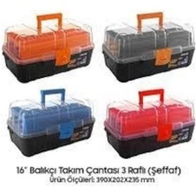 Resim Süper-Bag 16" Raflı Balıkçı Takım Çantası 