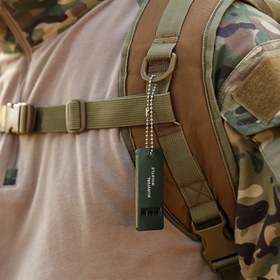 Resim 125dB Lifeguard Zili - 3 Frekans, Sıcaklık Dayanıklı, Yürüyüş, Kamp ve Deprem Güvenliği Ekipmanı için İdeal | Dayanıklı Polipropilen Tasarım, Açık Hava Acil Durum Ekipmanı | Güvenlik için Ziller | Dayanıklı PP Malzeme 