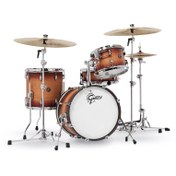Resim Gretsch Renown 4-Parça 18" Akustik Davul (Satin Tobacco Burst) 