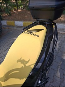 Resim Utku Giyim HONDA PCX. DİO, ACTİVA, SH, XADV UYUMLU MOTOSİKLET KOLTUK KILIFI SARI RENK 