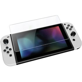 Resim Cafele Seri-2 Temperli Nintendo Switch Oled Cam Ekran Koruyucu 