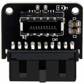 Resim Ph73A Usb 3.0 Tip-E 90° Anakart Adaptörü Tip-C Bağlantı Noktası 