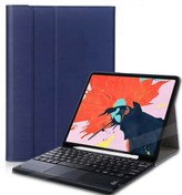 Resim TahTicMer Apple Ipad 6. Nesil A1893 A1954 Kılıf Bluetooth Klavye Kablosuz Keyboard Standlı 9.7 Inç 