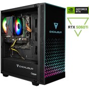 Resim CASPER Excalibur E65L.144F-BFT0X-0HD Intel Core i5-14400F 16GB RAM 1TB SSD RTX 5060TI Freedos 