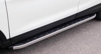 Resim Mitsubishi L200 2007-2019 Off Road Yan Basamak (Quantum Chrome) Krom AQM4WD 