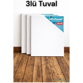 Resim WinTuval Standart Tuval 30x40 3lü 