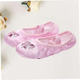 Resim Caz Dans Ayakkabıları Bale Uygulama Ayakkabıları Çocuklar Bale Ayakkabıları Çocuklar Slayt Sandalet Bale Dans Ayakkabıları Lirik Ayakkabılar Çocuklar Için Terlik Kızlar Bale 