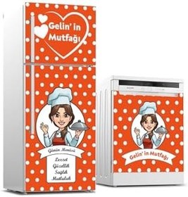 Resim Buzdolabı Ve Bulaşık Makinesi Takım Sticker 0387 