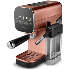 Resim Karaca MyCaffe Barista S20 Entegre Süt Hazneli Otomatik Espresso ve Latte Makinesi Copper 900 ml 1360W 