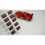 Resim Audi Logo 3D Cam Açma Torpido Konsol Ayna Çıkartma Seti 
