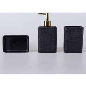 Resim Linen Diş Fırçalık Siyah 