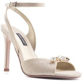 Resim Nine West Fern 4fx Şampanya Kadın Topuklu Sandalet 000000000101484436 Bej 