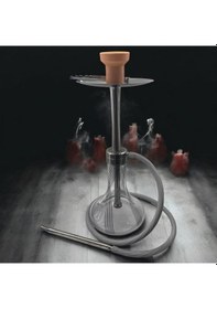 Resim Komple Çelik Motifli Şişe Nargile,çelik Nargile Takımı,nargile 