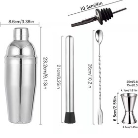 Resim 1 adet/6 adet Tek İçecek Şıkkı/Beverage Şıkkı Seti, Mikser, Süt Çayı Araçları, Mutfak Araçları, Yaz İçeceği Hazırlığı için Şıkkı Bardağı. 
