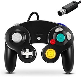 Resim Gamecube için Oyun Kumandası, Wii için Kablolu Gamepad, NGC için 1,5 Metre Uzunluğunda Joypad Kablosu 