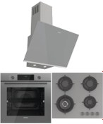 Resim Hafele Orion Gri Ankastre Set (ORİON II OCAK/ORİON FIRIN/ORİON DAVLUMBAZ) 