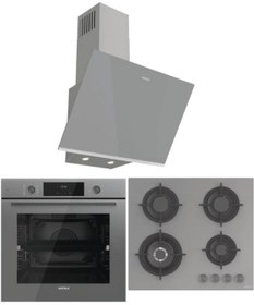 Resim Hafele Orion Gri Ankastre Set (ORİON II OCAK/ORİON FIRIN/ORİON DAVLUMBAZ) 
