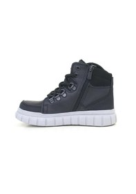 Resim Rakerplus Hakiki Deri Siyah Fermuarlı Erkek Çocuk Bot Siyah 