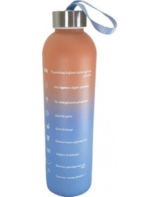 Resim Renkli 750 Ml Motivasyon Cam Su Matarası Hk2707 001 