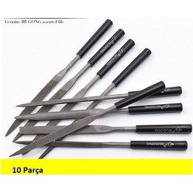 Resim Çelik Eye Hugong 14 CM 4 MM Eğe Seti 10 Parça 