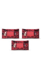 Resim 3 Paket Red Rose Islak Havlu Mendil 90 Adet Kapaklı Gül Kokulu 