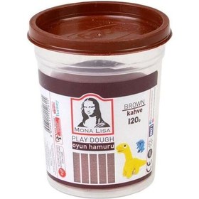 Resim Südor Mona Lisa Oyun Hamuru Tek 120 Gr Kahverengi 3 Adet 