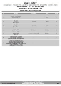 Resim GIVI SR5611 PIAGGIO LIBERTY 50-125-150-200 I-GET (02-22) ARKA ÇANTA TAŞIYICI 