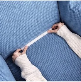 Resim bibaha Süngerli Çubuk (11adet) Koltuk Örtüsü Ve Sandalye Örtüsü Sıkıştırma Yerleştirme Aparatı Gri-beyaz 31 cm 