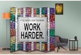 Resim Motivasyon Temalı Özel Tasarım Paravan Room Divider PRV1072, 180 x 180 