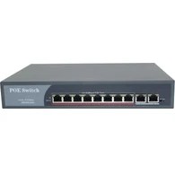 Resim Power Switch 8 Port Poe 10/100M + 2 Port Uplink Port 