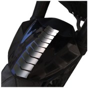 Resim Ok Tasarımlı Yaldızlı Gümüş Çamurluk Kask Sticker Çınar Extreme 