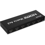 Resim Platoon HDMI Switch/Splitter Matrix 4x2 Çevirici 4K-2K 1080P 