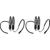 Resim 4x Motosiklet Ön LED Dönüş Sinyal Işığı Duman Lens Yan Göstergesi S1000R S1000RR S1000XR R1200GS R1200RS (Yurt Dışından) 