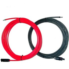 Resim Mc4 10+10 Mt Yüzüklü Solar Kablo 6 Mm Panel Regületör Arası Kablo 