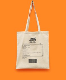 Resim Yap Yolla Artic Monkeys Am Albüm Receipt Baskılı Bez Çanta 