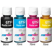 Resim FORPRİNT HP DeskJet GT 5820 Yazıcı Uyumlu Forprint Eco100 Plus Mürekkep Seti 4 Renk 