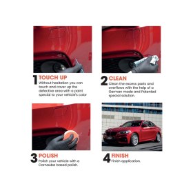 Resim Color N Drive Nissan Rötüş Boyası (Can) Brown Metallic Çizik Giderici Tamir Kiti Qashqai Qashquai Juke ve Tüm Modeller ile Uyumlu 